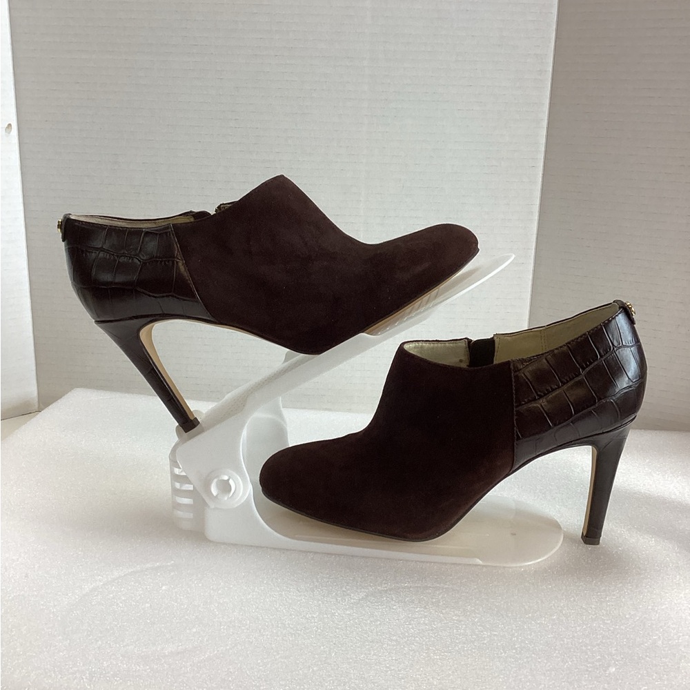 Michael Kors Brown Suede Ankle Boots Size 8.5 GS3